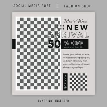 Urban Young Modern Style Fashion Sale Social Media Post Instagram Template