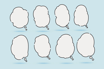 speech bubble  speech balloon suitable for illustration and comic