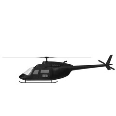 3d rendering illustration of an helicopter