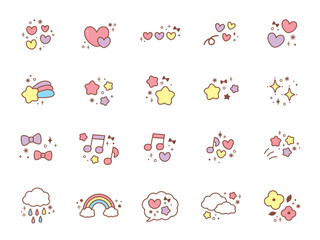 かわいい手書きアイコン