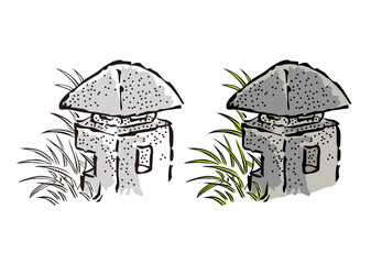 浮世絵　灯篭　その3