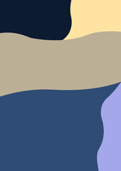 illustration of a background with a wave