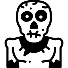 zombie solid icon