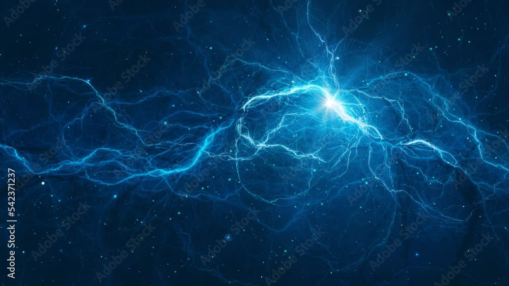 Canvas Prints space background. flying through blue nebula with stars field. digital animation, 3d rendering
