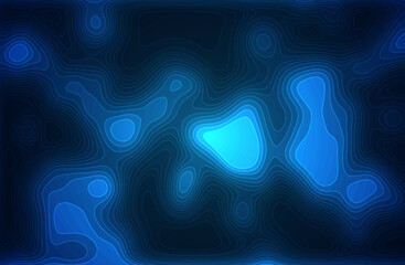 Abstract topographic contour in lines and contours