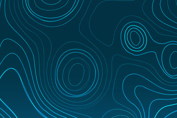 Abstract topographic contour in lines and contours