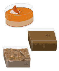 set of sweets