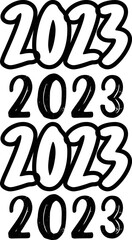 Happy New Year T Shirt Design, Happy New Year SVG T Shirt Design, New Year T Shirt Design