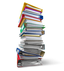 Stack of Binders , Folders