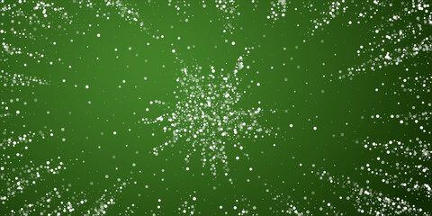 Falling snowflakes christmas background. Subtle
