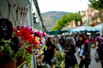 people on the street