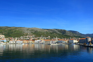 Fototapeta na wymiar Senj, panoramic view, touristic destination on Adriatic sea, Croatia