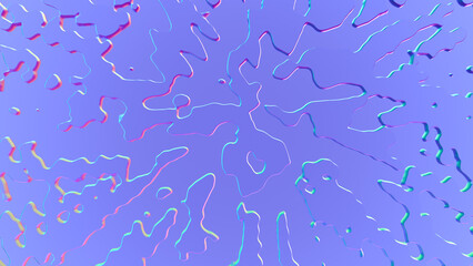 Abstract illustration in holographic colour, futuristic wallpaper.