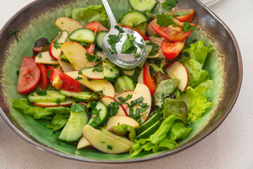 Health Salad with Vegetables
