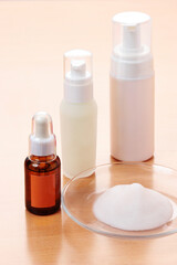 洗顔とオイルのケース