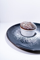 soufflé chocolate individual portion 