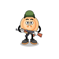 Cartoon of button soldier
