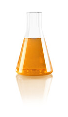 Laboratory Flask with Liquid