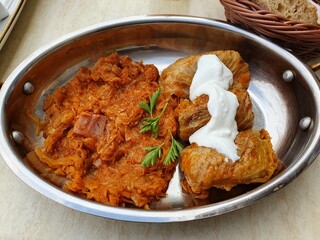Chicken paprika of Hungary