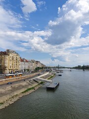 Danube river view 