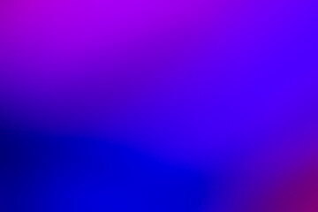 Acid blue and purple blurred light abstract background, color gentle gradient without lettering for screensaver and design, place for text