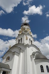 The Church of Peter and Fevronia on the shore of Tsemesskaya Bay. Admiral Serebryakov Embankment, Novorossiysk