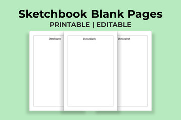 Sketchbook Blank Pages