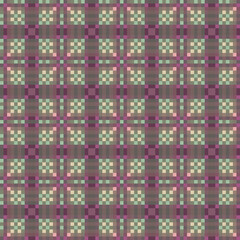 Decorative tartan plaid tiles pattern illustration