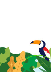 Fototapeta premium toucan bird on a branch