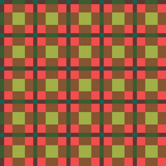 Decorative tartan plaid tiles pattern illustration