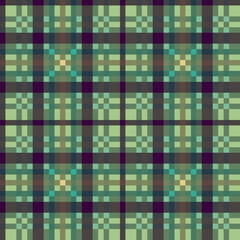 Decorative tartan plaid tiles pattern illustration