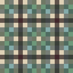 Decorative tartan plaid tiles pattern illustration