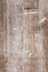 Old wooden exterior door full frame background texture