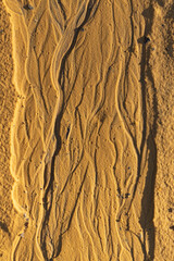 horizontal background in the form of yellow sand