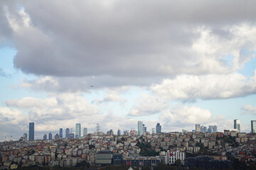 Obraz premium clouds over the city