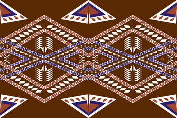 ethnic abstract art tribal seamless pattern Folk Embroidery, ikat Patterns, Aztec Geometric Art Ornament Prints, Carpet Designs, Wallpaper, Clothing, Wraps, Fabrics, Covers, Textiles , background imag