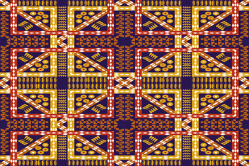 ethnic abstract art tribal seamless pattern Folk Embroidery, ikat Patterns, Aztec Geometric Art Ornament Prints, Carpet Designs, Wallpaper, Clothing, Wraps, Fabrics, Covers, Textiles , background imag