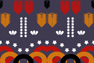 ethnic abstract art tribal seamless pattern Folk Embroidery, ikat Patterns, Aztec Geometric Art Ornament Prints, Carpet Designs, Wallpaper, Clothing, Wraps, Fabrics, Covers, Textiles , background imag