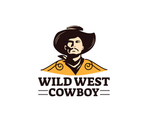 West Cowboy Business Logo Design Template