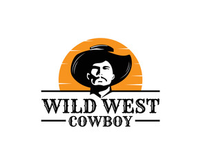 Wild West Cowboy Business Logo Design Template