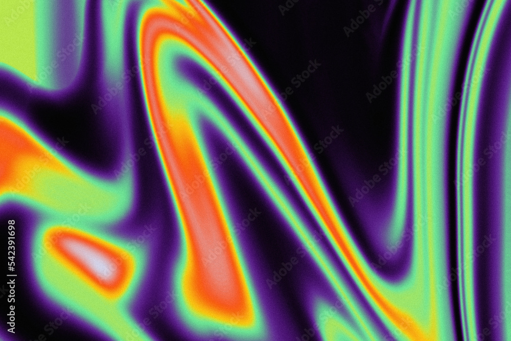 Wall mural gasoline rainbow, fuel leak abstract concept design, gradient background with grainy texture