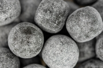 the liquorice flavoured chewy balls