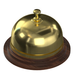 3d rendering illustration of a reception bell