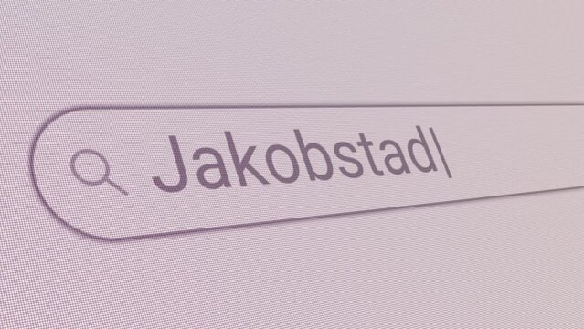 Search Bar Jakobstad 
Close Up Single Line Typing Text Box Layout Web Database Browser Engine Concept