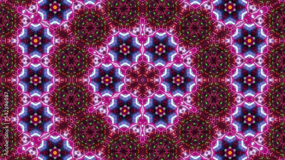 Poster colorful backdrop with an abstract pattern.