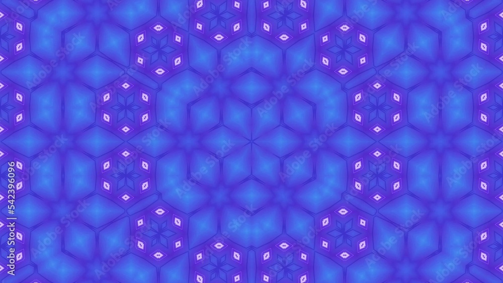 Poster blue backdrop with an abstract pattern.
