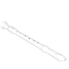 3d rendering illustration of a recorder flute