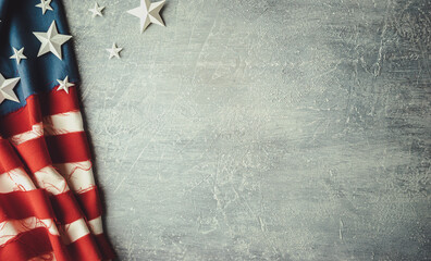Patriotic background for Memorial day, Veteran's day and Columbus Day 