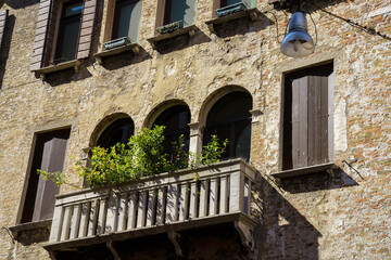 Fototapeta na wymiar Historic buildings of Treviso