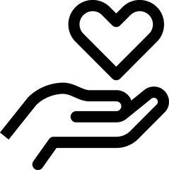 Like, heart line icon. Message, love chat